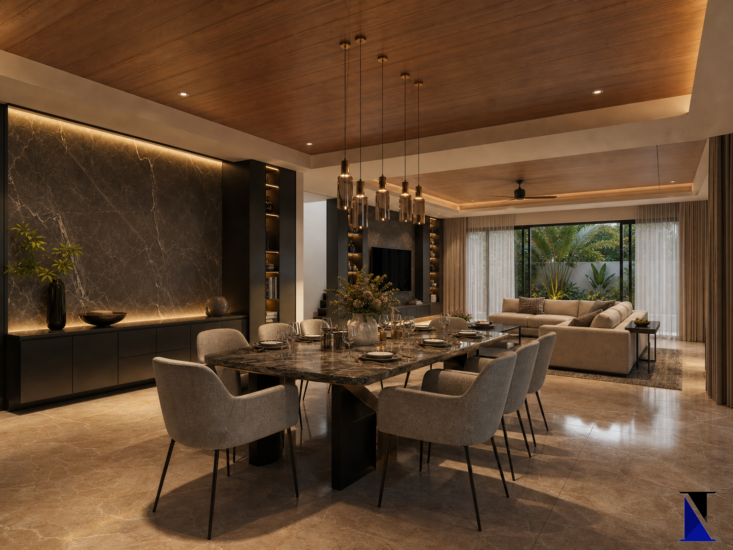Bungalow House dining room