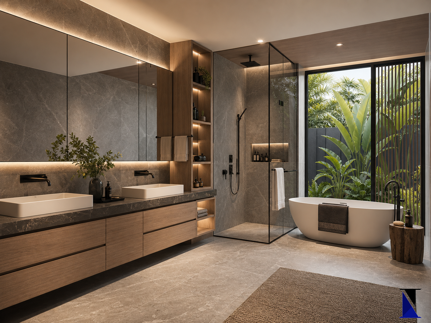 Bungalow House bathroom